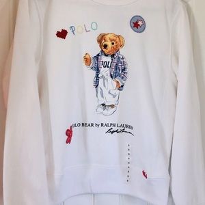 Polo Bear by Ralph Lauren Women’s Embroidered Crewneck Sweatshirt
